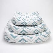 Wiggle &amp; Wander - Dog Bed - Boho - Blue image