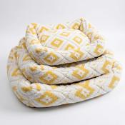 Wiggle &amp; Wander - Dog Bed - Boho Yellow image