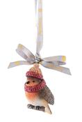 Aynsley Woolly Hat Robin Hanging Ornament image