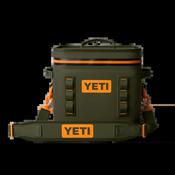 Yeti Hopper Flip 12 Soft Cooler Olive/King Crab Orange image
