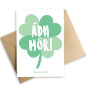 Good Luck 4 Leaf Clover Card image