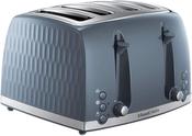 Russell Hobbs Honeycomb 4 Slice Grey Toaster | 26073 image