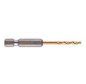 Milwaukee HSS-G Shockwave™ Red Hex Titanium Drill 2.5mm x 62mm - 2pcs