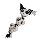 Halloween - rope dog toy - spooky skull image