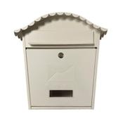 Manor Grain Cream Traditional Steel Postbox image