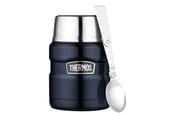 Thermos 183270 Stainless King™ Food Flask 470ml W/Spoon Midnight Blue image