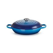 Le Creuset Signature Cast Iron Shallow Casserole 30cm Azure image