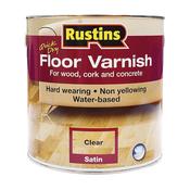 Rustins Clear Satin Varnish 1ltr