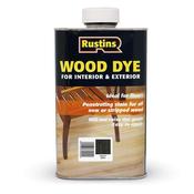 Rustins Wood Dye Ebony 250ml