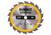 DEWALT CIRCULAR SAW BLADE 184 X 16MM 18t