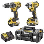 Dewalt DCK266P2T XR 18V Combi Drill and Impact Driver Brushless Twinpack image