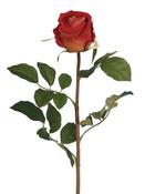 Artificial Rose Velvet Red Height 69cm