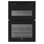 Beko 60cm Black Multifunction Built-in Double Oven