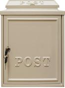 Manor Cream Cast Aluminium Post Box