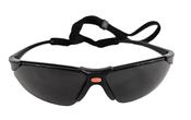 SAFETY GLASSES VORTEX BLACK CORDED Shaded image