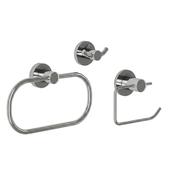 Tema Malmo Chrome 3 Pce Set Roll Ring &amp; Hook image