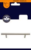 T Bar Handle Brushed Nickle 200mm
