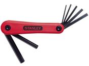 Stanley Folding Hexagon Allen Key Set, 7 Piece (2.5-10mm)