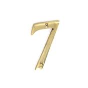 Brass Door Numeral No.7 75mm