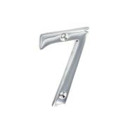 Chrome Door Numeral No.7 75mm