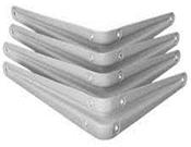 Shelf Bracket 5" x 4" White image