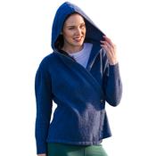 Hoodie Wrap soft wool Cardigan