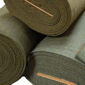 Tweed Wool Fabric in Earthy Greens P257 P258 image