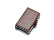 Leather Wallet Brown with RFID Protection image