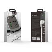 Power Strip with 3 AC Sockets &amp; 6 USB Ports image