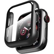 Bumper Case &amp; Screen Protector for Apple iWatch Series S4/S5/S6 – 44mm – Black