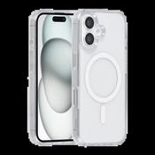 TUNIQ iPhone 16 Back Cover Case – Magsafe Silicone – White image