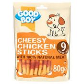 GOOD BOY CHEESY CHICKEN STICKS 80G
