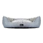 BEDDIES GREY SUEDE LOUNGER SMALL