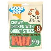 GOOD BOY CHICKEN &amp; CARROT STICKS 90G