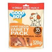 GOOD BOY CHEWY CHICKEN VARIETY PACK 320G