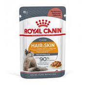 ROYAL CANIN CAT POUCH HAIR&amp;SKIN GRAVY 85g image