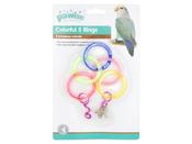 Rings Bird Toy &amp; Bell 29Cm