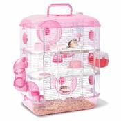 Harry Pink Hamster Cage