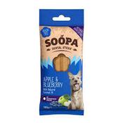 SOOPA APPLE &amp; BLUEBERRY STICKS 100G