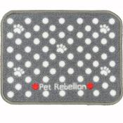Mate Dotty Grey Food Mat 30X40