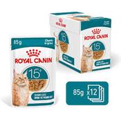ROYAL CANIN CAT POUCH 15+ GRAVY 85gx12 image