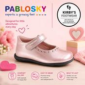 Pablosky pink patent strap 059179