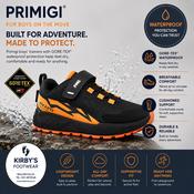 Primigi goretex trainer Gray orange -  waterproof image