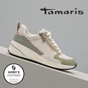 Tamaris trainer - sage beige - 23754 image