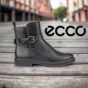 Ecco Amsterdam 222013 black leather with zip - waterproof image