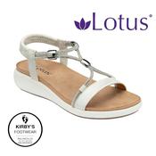 Lotus Bruna sandal white