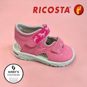 Ricosta Dobby pink unicorn closed toe sandal