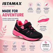 Istamax trainer Black pink - water repellent image