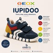Geox Iupidoo velcro navy red