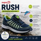 Superfit Rush waterproof navy Boa twist tie